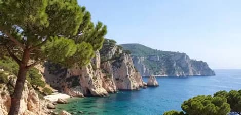 Secluded cove on Costa Brava