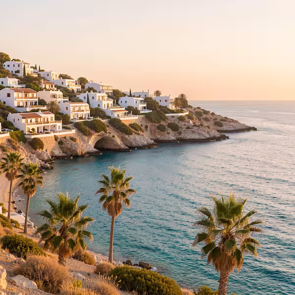 Ibiza Island Coastline
