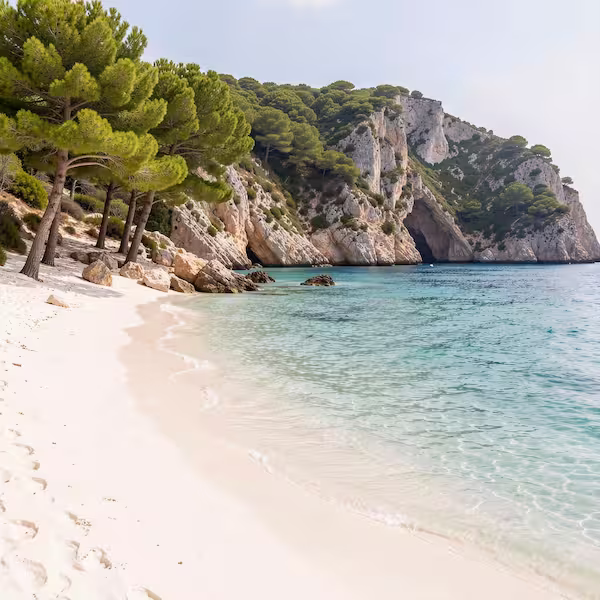 Menorca Island Coastline