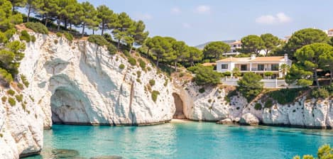 Image Of The Coastline Of Javea