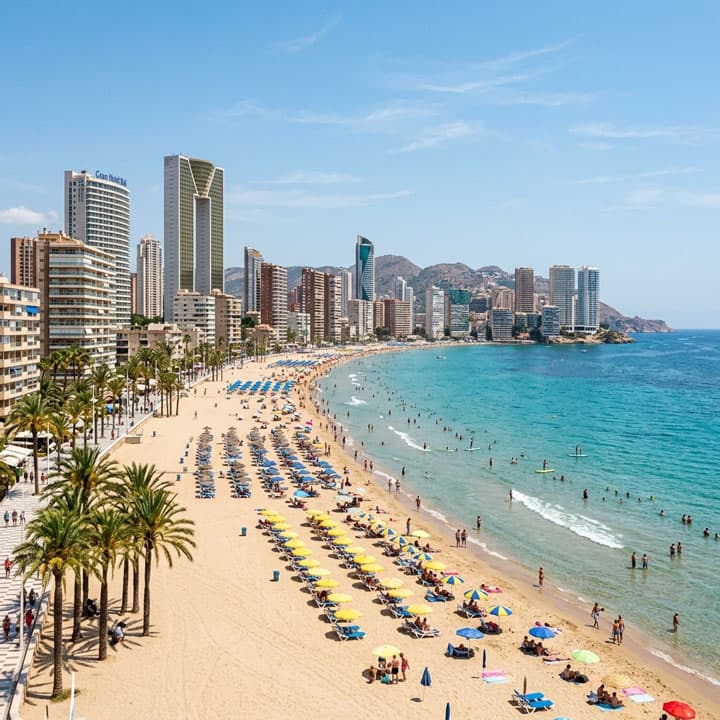 Poniente Beach, Benidorm