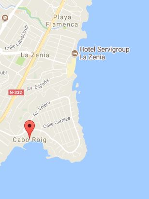 Mapa de Cabo Roig