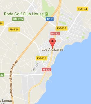 Mapa de Los Alcázares