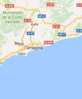 Map Of Costa Dorada Spain Costa Dorada Of Spain: Top Resorts, Towns & Map