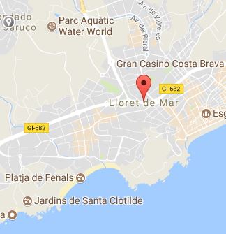 Lloret de Mar Map