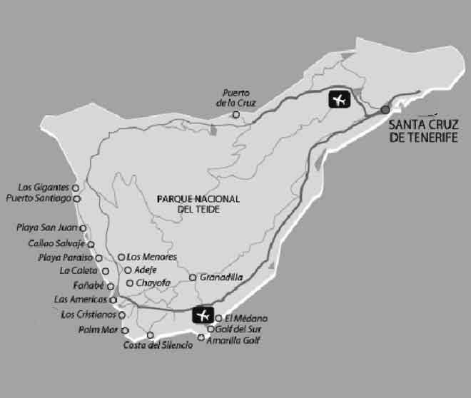 Tenerife Maps, Top Resorts & Popular